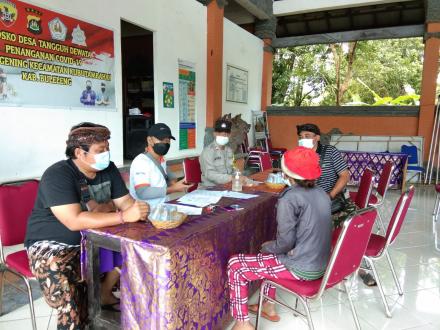 Penyaluran BPNT Tahun 2022 Melalui PT Pos Indonesia Desa mengening